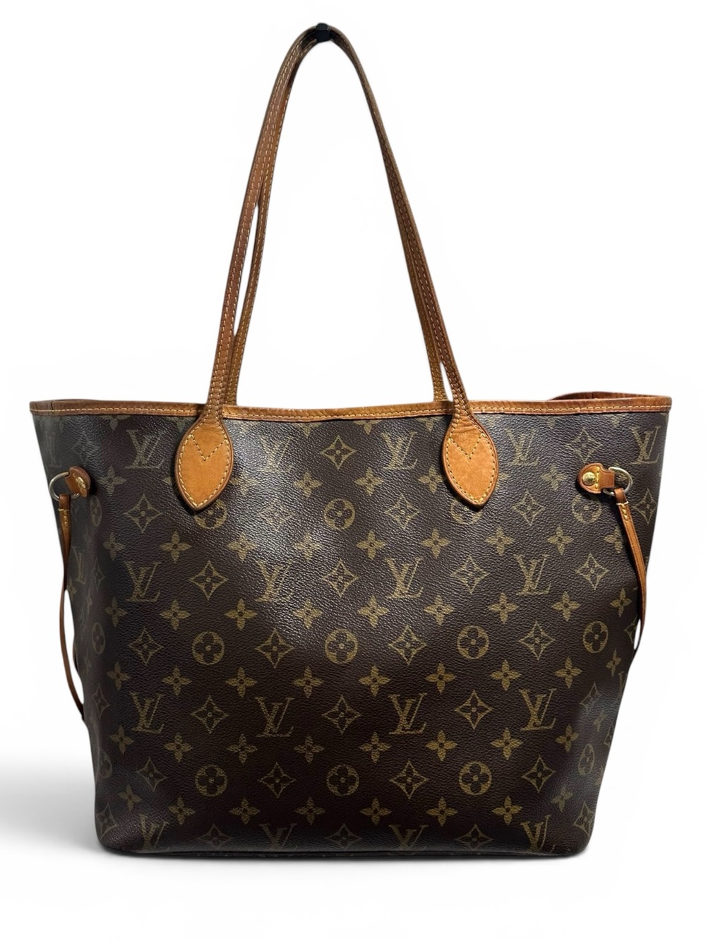Louis Vuitton Monogram & Vachetta Neverfull MM Tote